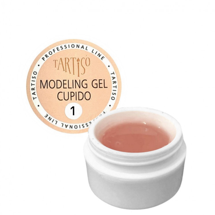 TARTISO CUPIDO UV Гель №01 натуральная карамель, 15гр
