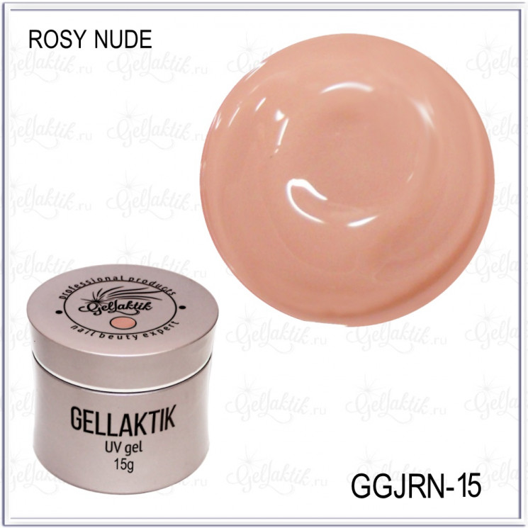 GELLAKTIK COVER GEL JELLE №5 ROSY NUDE, 15гр  