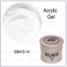 GELLAKTIK ACRYLIC GEL №14 White Ultra, 15гр