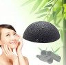 Спонж-губка Konjiac Bamboo Charcoal, чёрный
