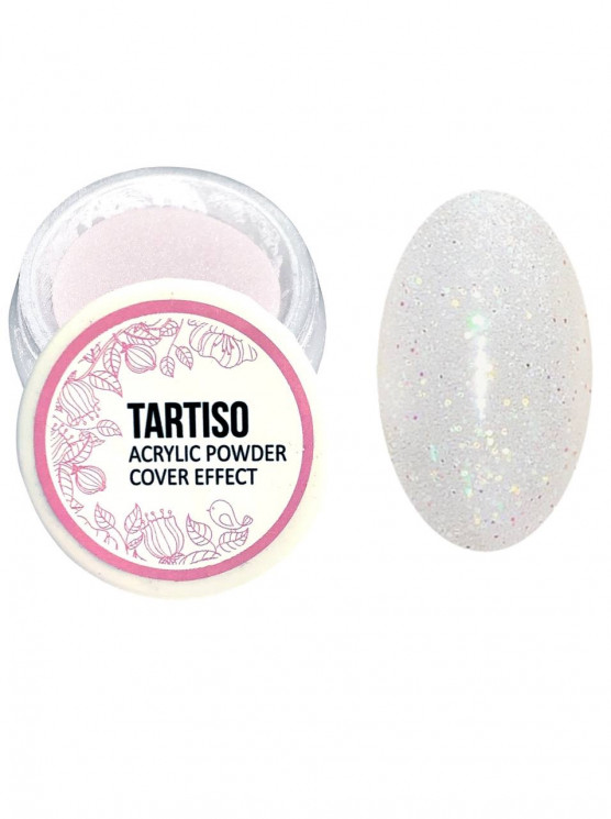 TARTISO EFFECT №07 акриловая пудра для наращивания ногтей, 12гр
