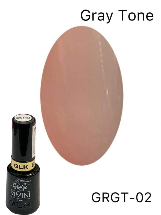  Гель-лак GELLAKTIK RIMINI GRAY TONE GRGT-02, 12мл