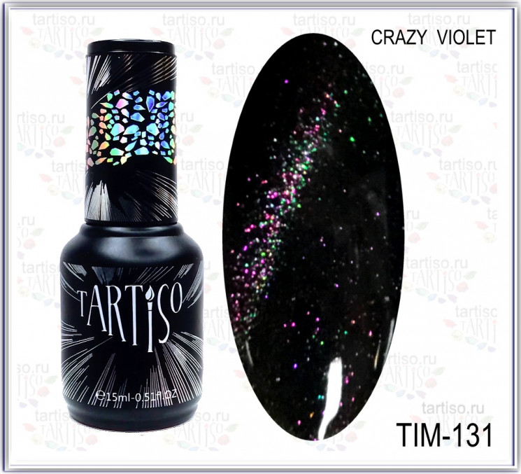 Гель-лак Tartis “Crazy violet” TIM-131