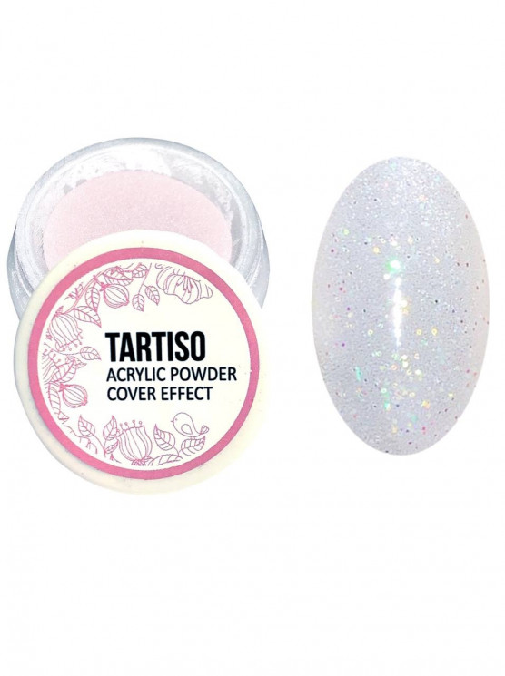 TARTISO EFFECT №16 акриловая пудра для наращивания ногтей, 12гр