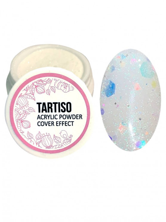 TARTISO EFFECT №20 акриловая пудра для наращивания ногтей, 12гр
