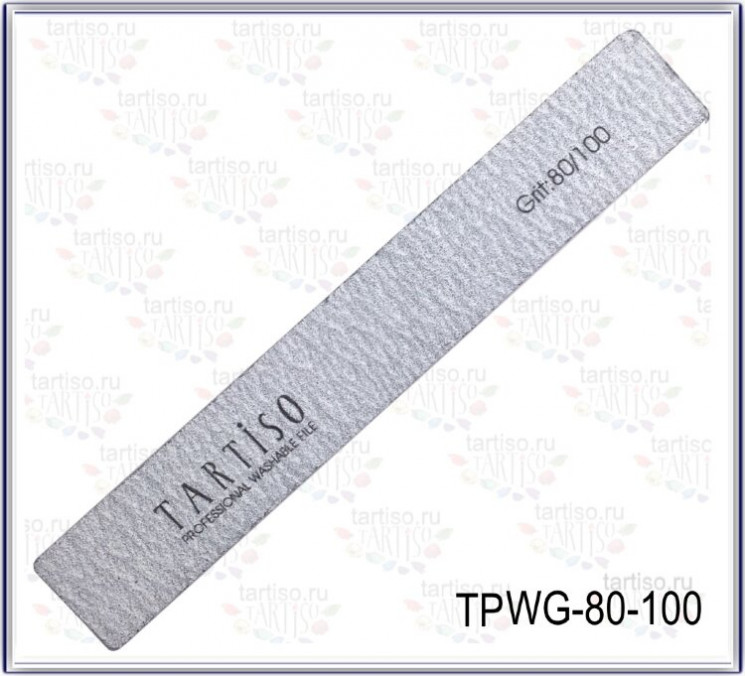 TARTISO Пилка 80-100 широкая серая