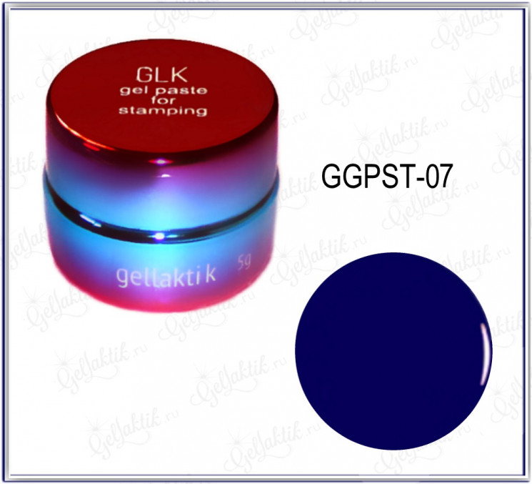 GELLAKTIK GGPST-07 гель-паста для стемпинга с липким слоем, 5гр