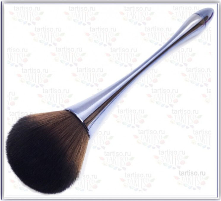  Кисть для румян "PUFF" Silver  TARTISO