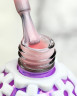 TARTISO RUBBER BASE - Каучуковая база SHIMMER PEACHPUFF, 15ml  