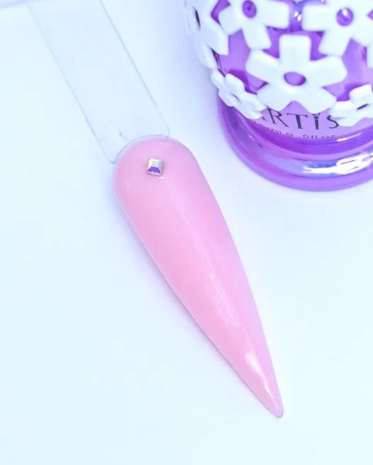 TARTISO RUBBER BASE - Каучуковая база SHIMMER PEACHPUFF, 15ml  