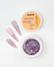 GELLAKTIK SPARKLING ACRYLIC GEL №08 с блёстками, 15гр 