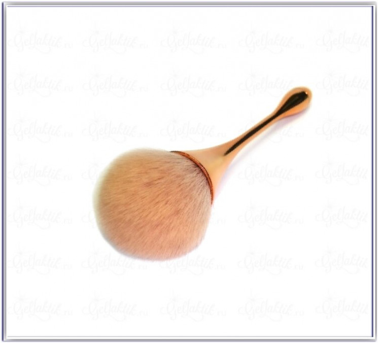 Кисть для румян "PUFF" Gold  TARTISO 