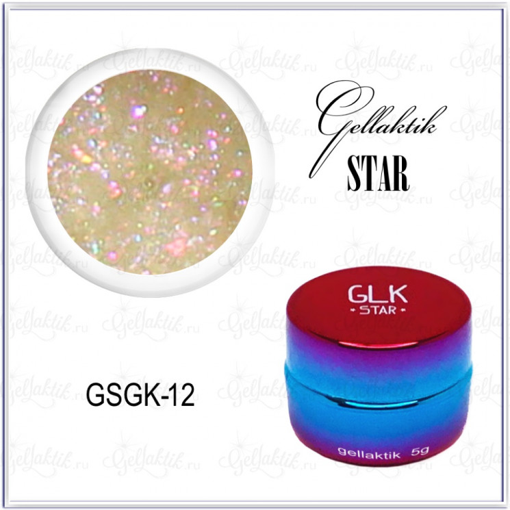 GELLAKTIK STAR GSGK-12 Гель-краска с минимальным липким слоем
