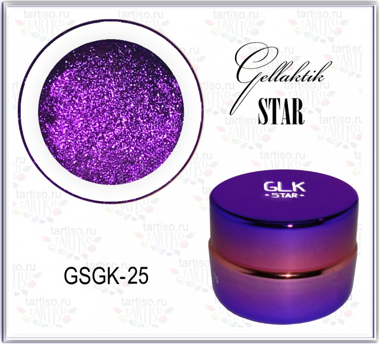 GELLAKTIK STAR GSGK-25 Гель-краска с минимальным липким слоем