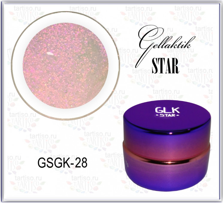 GELLAKTIK STAR GSGK-28 Гель-краска с минимальным липким слоем