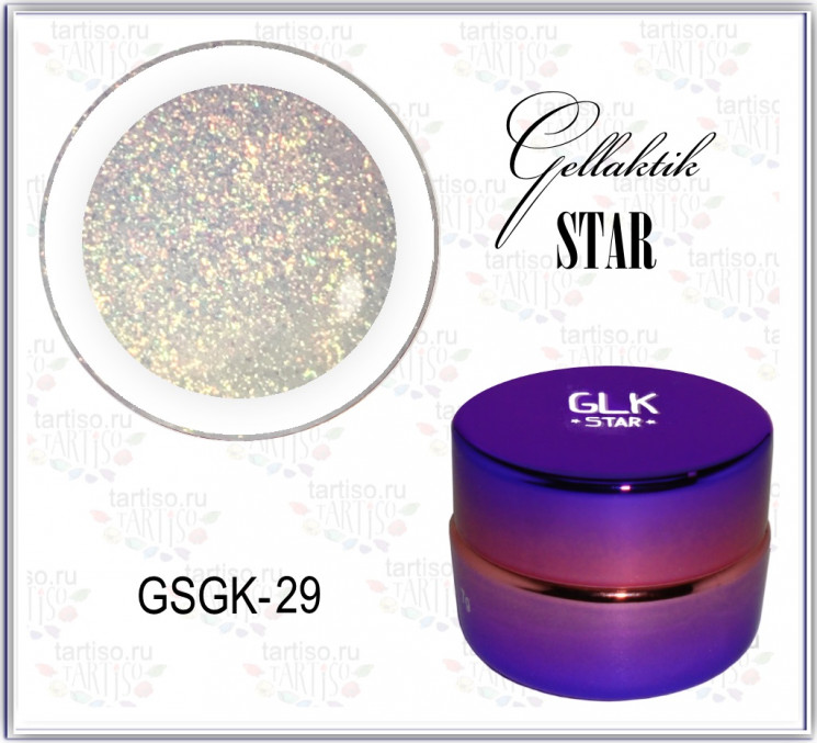 GELLAKTIK STAR GSGK-29 Гель-краска с минимальным липким слоем 