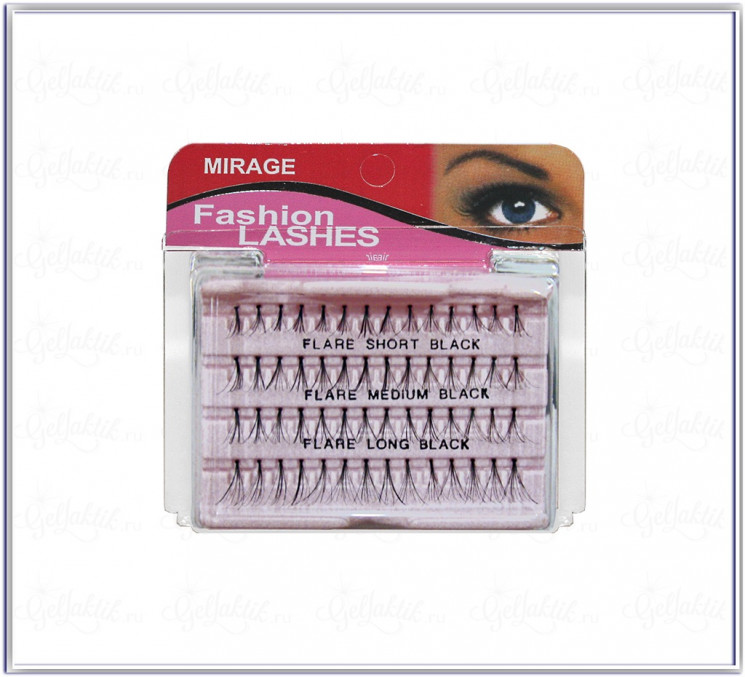 Пучки ресниц  Mirage 1-4 Fashion Lashes combo (50 шт.)