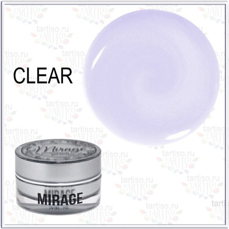 Гель 15гр CLEAR UV TARTISO прозрачный, средней вязкости